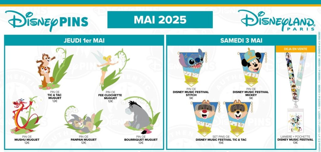 Disneyland Paris Pin Trading: May 2025